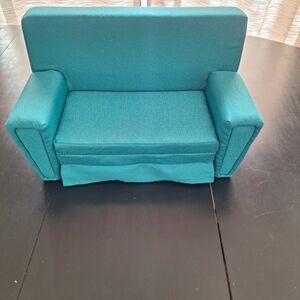 American Girl Teal Sofa Sleeper